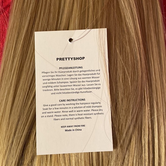 Light Ash Blonde hair extension NWT - Picture 5 of 6